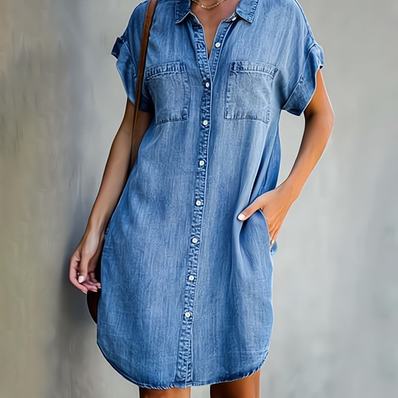 MORGAN - BUTTON-UP SHIRT DRESS