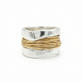 THREAD RING | GOLD SILVER JEWELLERY