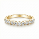 MOISSANITE WEDDING BAND | WHITE GOLD JEWELLERY