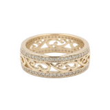 SHINY HOLLOW RING | GOLD JEWELLERY