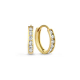 SET STONE EARRINGS | GOLD JEWELLERY