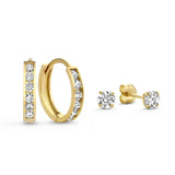 SET STONE EARRINGS | GOLD JEWELLERY
