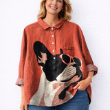 EVIE | MODERN LINEN SHIRT