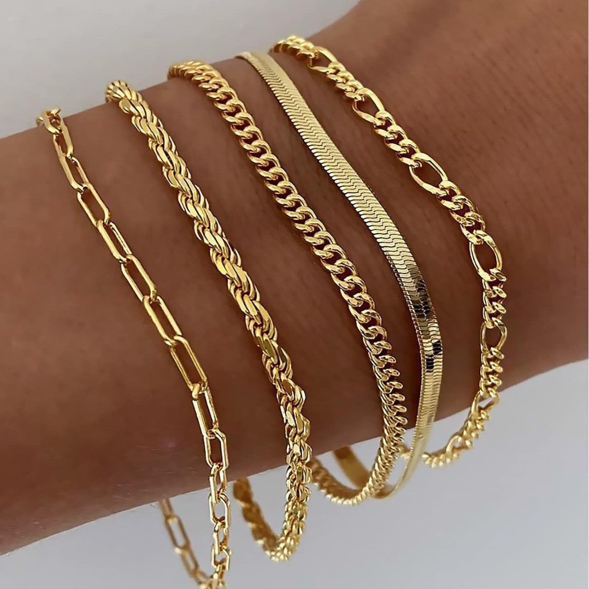 BRACELET SET | WHITE GOLD JEWELLERY