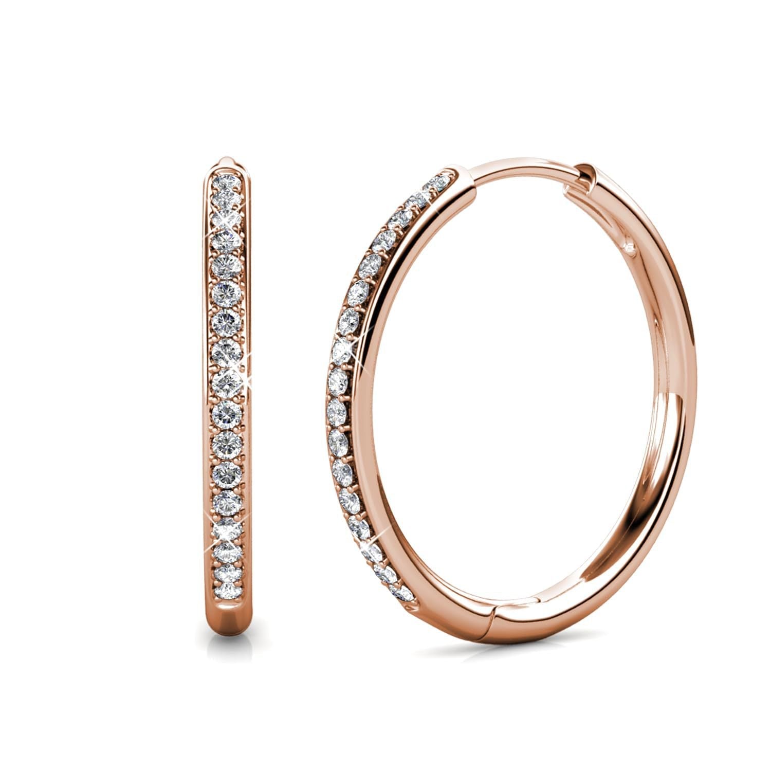 PAVÉ EARRINGS | GOLD JEWELLERY