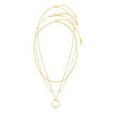 OPEN CIRCLE NECKLACE | GOLD JEWELLERY