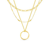 OPEN CIRCLE NECKLACE | GOLD JEWELLERY