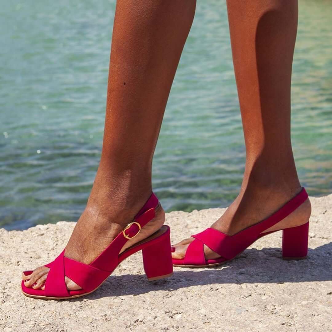 CELESTE – ELEGANT BLUE SANDALS