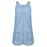 SAYLOR | RELAXED DENIM STYLE DRESS