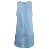 SAYLOR | RELAXED DENIM STYLE DRESS