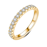 MOISSANITE WEDDING BAND | GOLD JEWELLERY