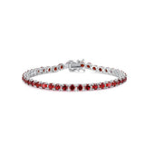 TENNIS RUBY BRACELET | GOLD JEWELLERY