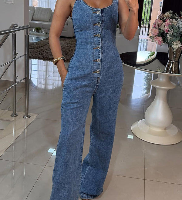 LAURENCE - DENIM JUMPSUIT