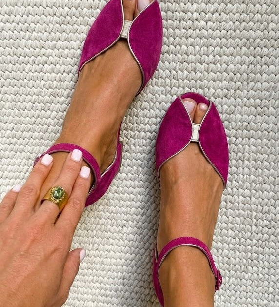 OLIVIA | ELEGANT SAGE SANDALS