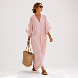 SORAYA ROSE STRIPES CAFTAN