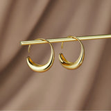 TEARDROP HOOP EARRINGS