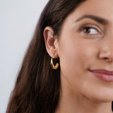 TEARDROP HOOP EARRINGS