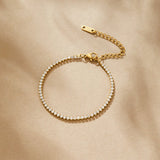 TENNIS BRACELET | GOLD JEWELLERY