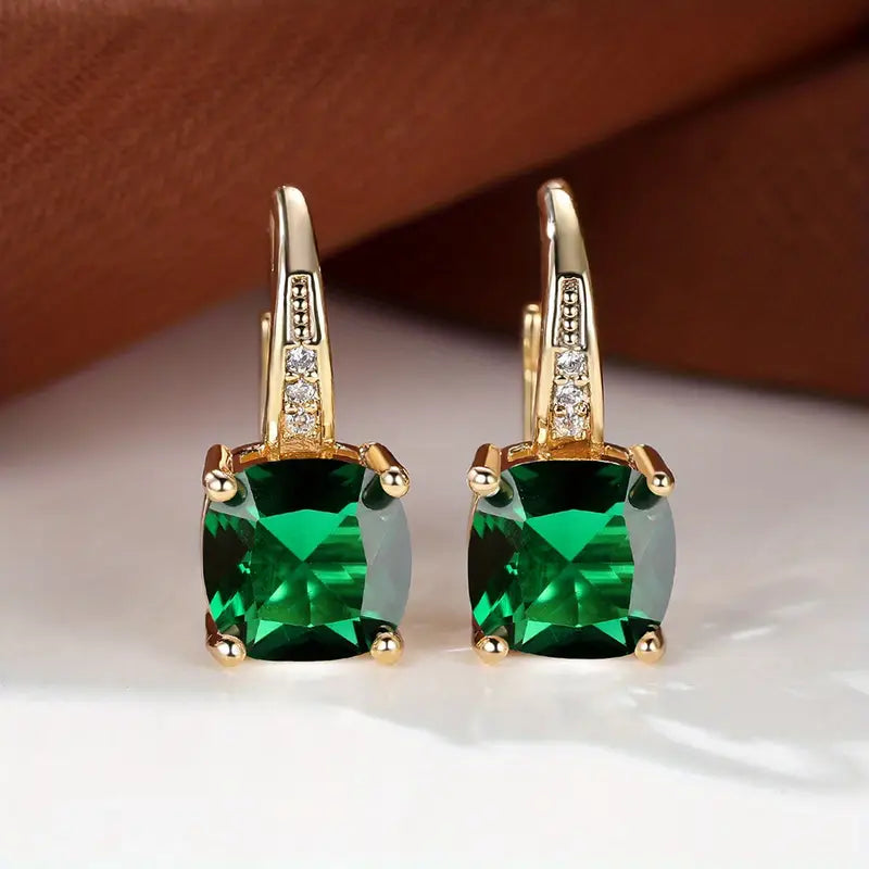 CRÉOLES MYSTIQUE SAPHIR PIERRE | GOLD JEWELLERY