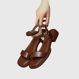 CÉLESTIA | LEATHER ORTHOPEDIC SANDALS