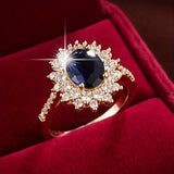 SAPPHIRE RING | GOLD JEWELLERY