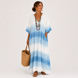 JAMILA BLUE OMBRE CAFTAN