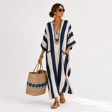 YASMINA BLUE NAVY CAFTAN