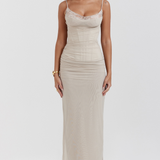 FABIENNE | ELEGANT SKY BLUE DRESS