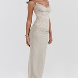 FABIENNE | ELEGANT SKY BLUE DRESS