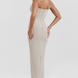 FABIENNE | ELEGANT SKY BLUE DRESS