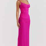 FABIENNE | ELEGANT SKY BLUE DRESS