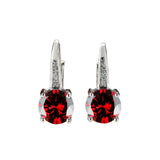 DANGLE RUBY EARRINGS | GOLD JEWELLERY