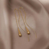 TEARDROP TASSEL EARRINGS