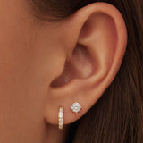 SET STONE EARRINGS | GOLD JEWELLERY