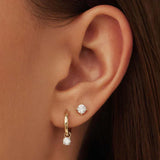 SET MOON STONE EARRINGS | GOLD JEWELLERY