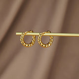 TWISTED EARRINGS | GOLD JEWELLERY