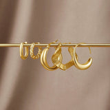 TWISTED EARRINGS | GOLD JEWELLERY