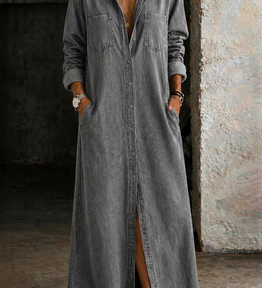 GENEVIÈVE - BUTTON DOWN DRESS
