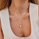 PEARL PURE NECKLACE | GOLD JEWELLERY