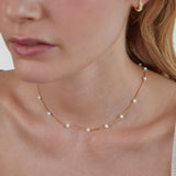 PEARL PURE NECKLACE | GOLD JEWELLERY