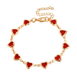 GARNET BRACELET | GOLD JEWELLERY
