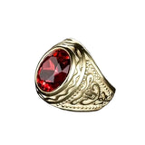 RUBY PAVÉ RING | GOLD JEWELLERY