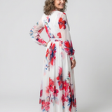 LILLIAN | LONG-SLEEVE FLORAL MAXI DRESS