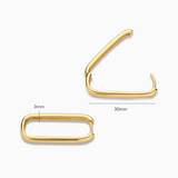 LARGE ICONIC HOOP EARRINGS | GOLD JEWELLERY