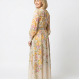CRESSIDA | LONG-SLEEVE FLORAL MAXI DRESS