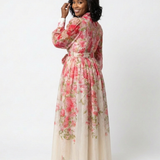 CRESSIDA | LONG-SLEEVE FLORAL MAXI DRESS